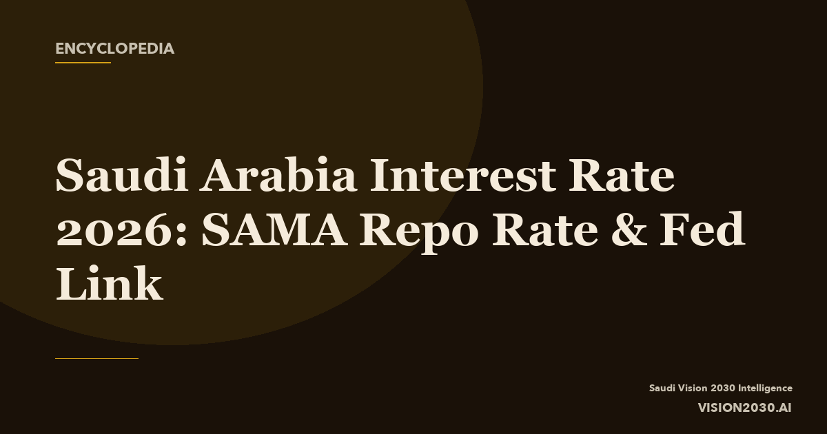 Saudi Local Interest Rates Saudi Arabia Interest Rate 2026: SAMA Repo Rate & Fed Link