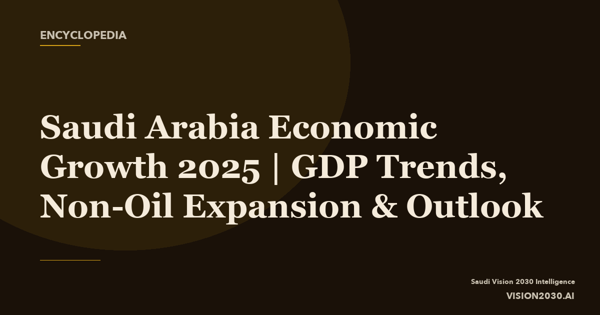 Saudi Arabia Economic Growth 2025 | GDP Trends, Non-Oil Expa