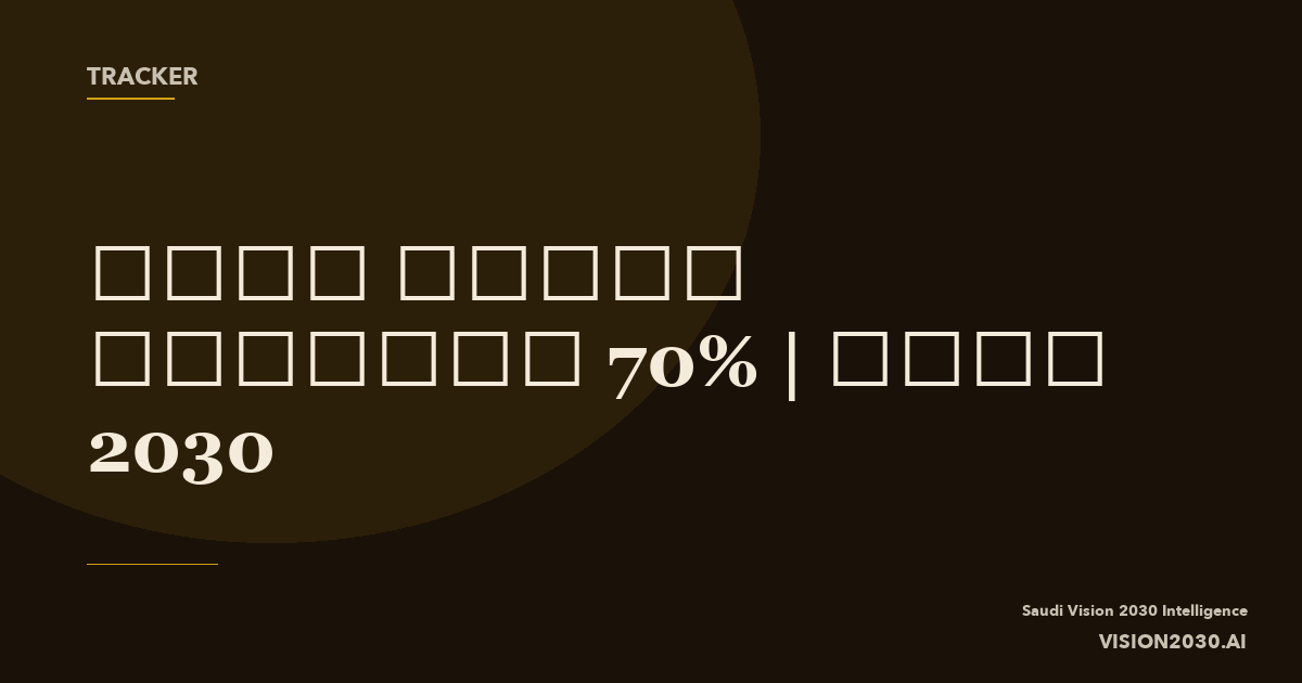 Saudi Homeownership 70% Gap | Vision 2030